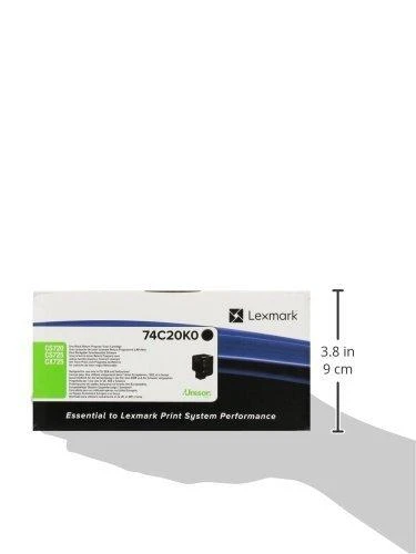Lexmark 74C20K0 tonerio kasetė Originalus Juoda 1 vnt
