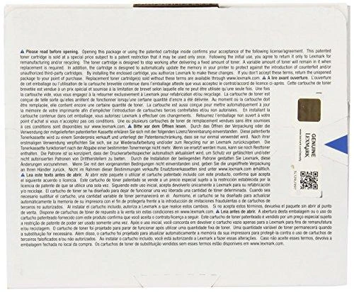 Lexmark 74C20K0 tonerio kasetė Originalus Juoda 1 vnt