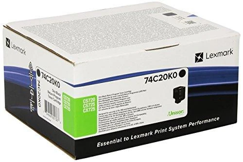 Lexmark 74C20K0 tonerio kasetė Originalus Juoda 1 vnt