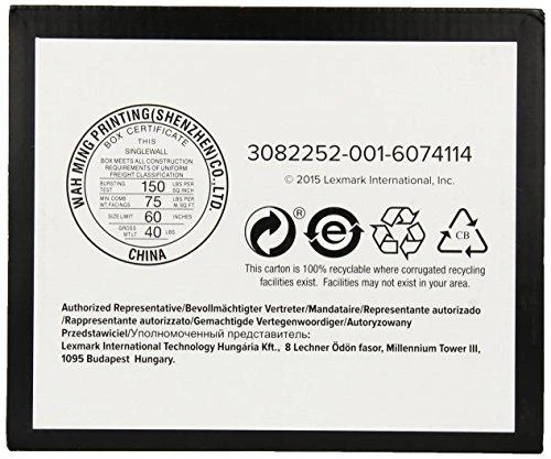 Lexmark 74C20K0 tonerio kasetė Originalus Juoda 1 vnt