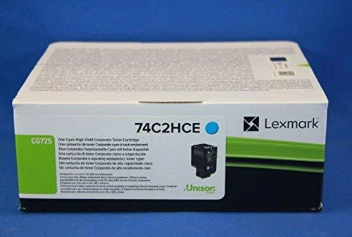 Lexmark 74C2HCE tonerio kasetė Originalus Žydras 1 vnt