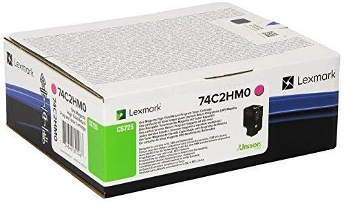 Lexmark 74C2HM0 tonerio kasetė Originalus Rausvai raudona 1 vnt
