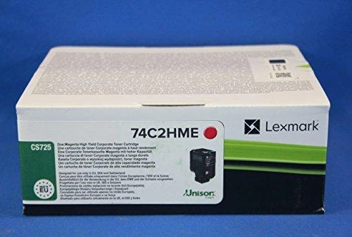 Lexmark 74C2HME tonerio kasetė Originalus Rausvai raudona 1 vnt