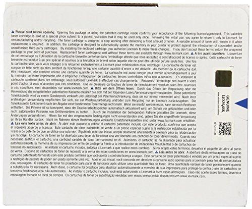 Lexmark 74C2HY0 tonerio kasetė Originalus Geltona 1 vnt