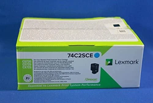 Lexmark Corporate | 74C2SCE | lazerinis Tonerio kasetė | Žydra spalva