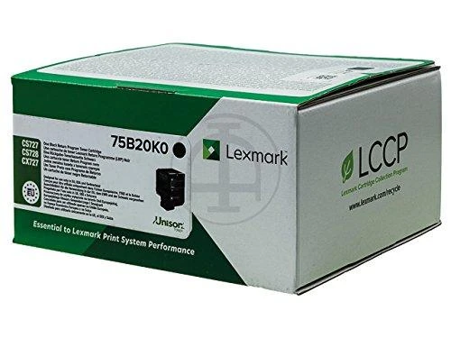 Lexmark 75B20K0 | Cartridge | Juodas