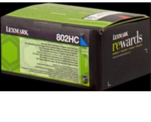 Lexmark 80C2HC0 kasetė, žalsvai mėlyna, 3000 puslapių