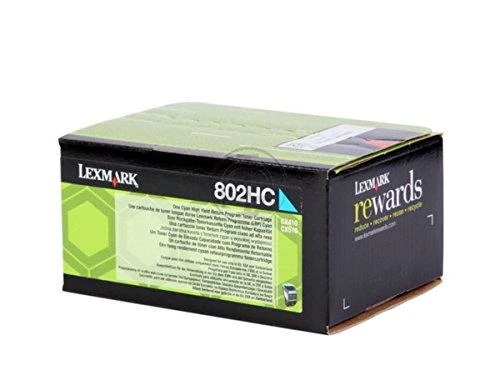 Lexmark 80C2HC0 kasetė, žalsvai mėlyna, 3000 puslapių