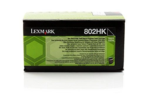 Lexmark 80C2HKE | 802HKE Juodas High Yield Corporate Cartridge (4k) | Cartridge | Juodas