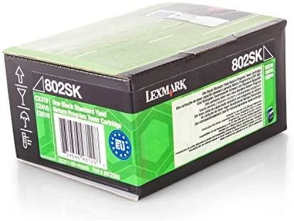 Lexmark 80C2SKE Cartridge, Juodas, 2500 pages