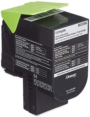 Lexmark 80C2SKE Cartridge, Juodas, 2500 pages