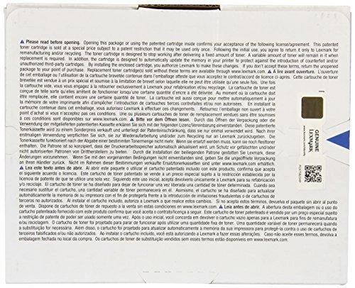 Lexmark 25K Juodas Return Program Toneris Cartridge (CX725) | Lexmark Juodas