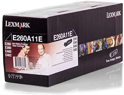Lexmark E260A11E Cartridge, Juodas, 3500 pages