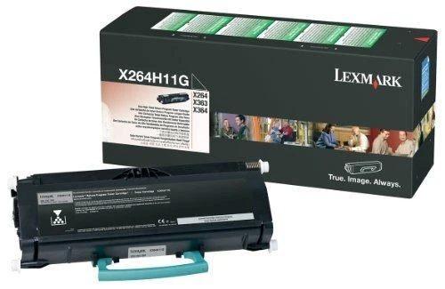 Lexmark X264H31G Toneris Cartridge, Juodas, 9000 pages