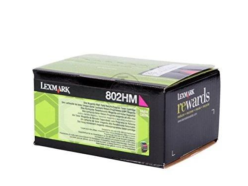 Lexmark 80C2HM0 kasetė, purpurinė, 3000 puslapių