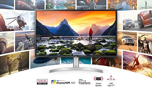 Monitorius LG 32UL750-W LED ekranas 80 cm (31.5") 3840 x 2160 pikseliai 4K Ultra HD Sidabras