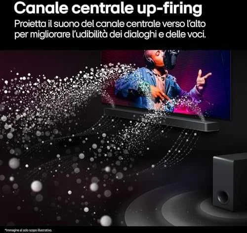 Namų kino sistema LG Soundbar su Dolby Atmos ir 5.1.3 kanalais | S90TY | Bluetooth