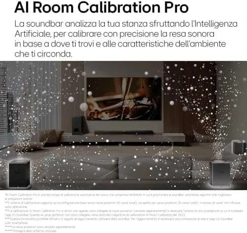 Namų kino sistema LG Soundbar su Dolby Atmos ir 5.1.3 kanalais | S90TY | Bluetooth