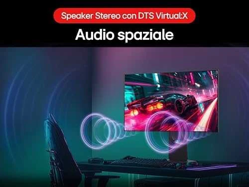 Žaidimų monitorius LG UltraGear 32" Dual-Mode OLED 4K, su garsiakalbiais