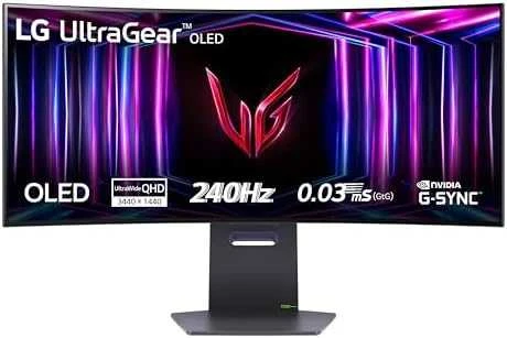 LG | Curved gaming monitorius | 34GS95QE-B | 34 " | OLED | Ultra-WQHD | 21:9 | 240 Hz | 0.03 ms | 3440 x 1440 pikselių | 275 cd/m² | HDMI jungtys quantity 1 | Juodas | Garantija 24 mėn.