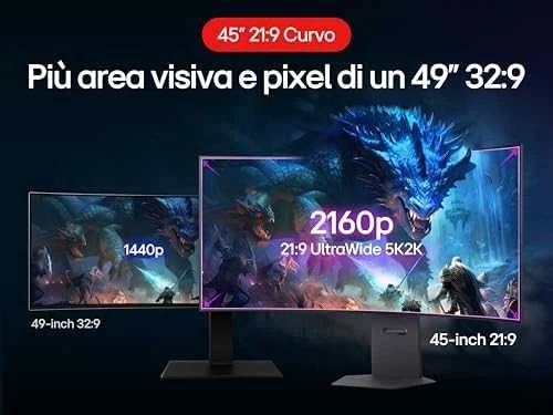 Monitorius „LG UltraGear 45GX950A-B“ – 330 Hz | OLED dviejų režimų 5K2K | 0,03 ms (GtG) | 45 colių