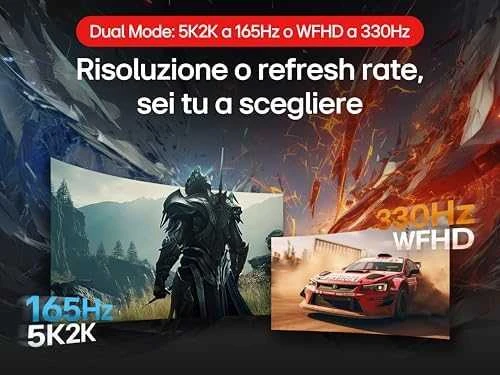 Monitorius „LG UltraGear 45GX950A-B“ – 330 Hz | OLED dviejų režimų 5K2K | 0,03 ms (GtG) | 45 colių