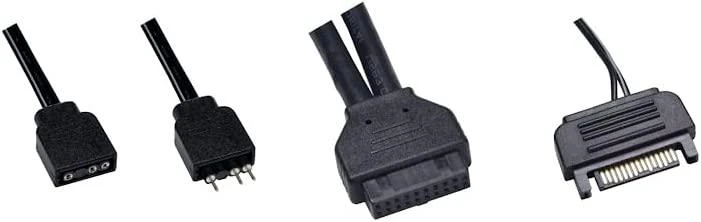 Lian Li LAN216-1W, įvesties/išvesties panelė su ARGB valdikliu, skirta LANCOOL 216 – baltos spalvos