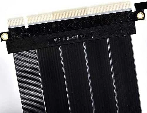 Lian Li O11DMINI-1W-4 Mini Riser Card + PCI slot bracket – PCIe 4.0, 200mm, baltos spalvos