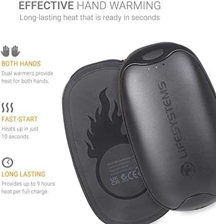 Įkraunamas rankų šiltukas Lifesystems Rechargeable Dual Palm Handwarmer