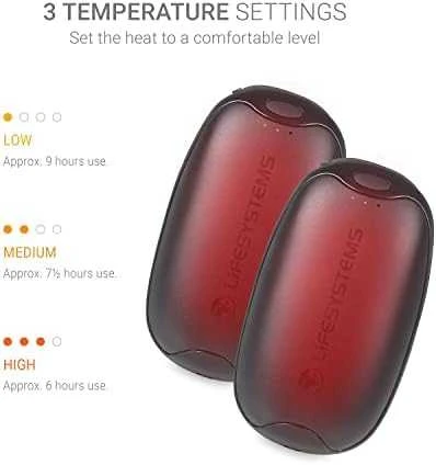 Įkraunamas rankų šiltukas Lifesystems Rechargeable Dual Palm Handwarmer