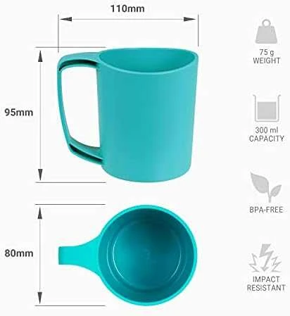 Lifeventure Ellipse Mug 0,3L teal puodelis
