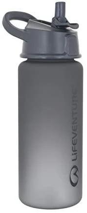 Gertuvė Lifeventure Flip Top Vanduo Bottle 750 ml - Pilka