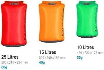 Lifeventure Ultralite Dry Bag 15L neperšlampamas maišas
