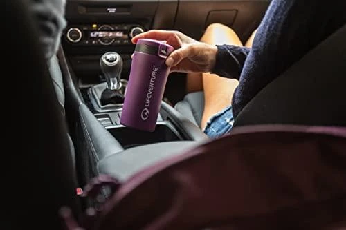 Lifeventure Flip-Top termo puodelis - Violetinė