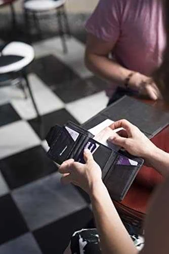 Piniginė Lifeventure RFId Wallet Recycled - Pilka
