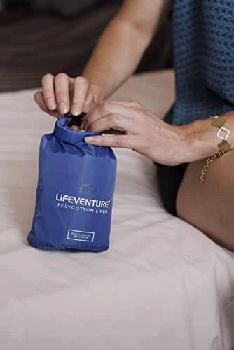 Miegmaišio įdėklas Lifeventure PolyCotton Sleeping Bag Liner - Stačiakampis