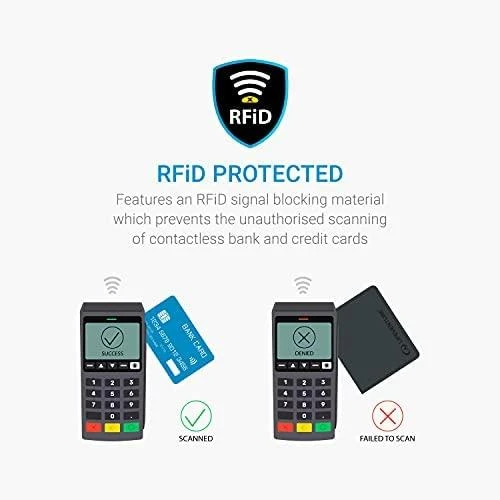 Piniginė ir kortelių dėklas Lifeventure RFID Compact Wallet Recycled