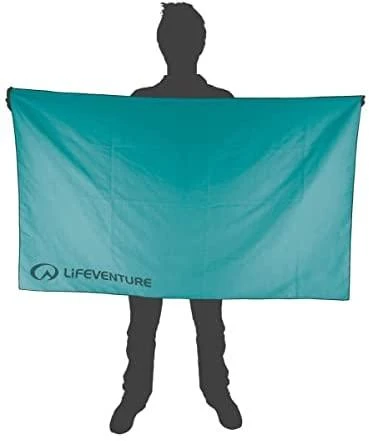 Kelioninis rankšluostis Lifeventure Soft Fibre Recycled Teal Giant - Giant