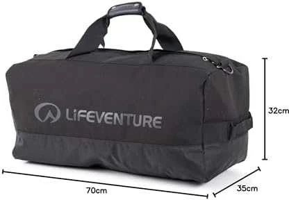 Lifeventure Kelioninis krepšys, 100L, Juodas