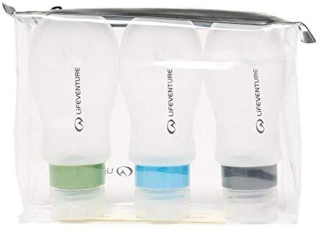 Kelioninis rinkinys Lifeventure Silicone Flight Bottle Set