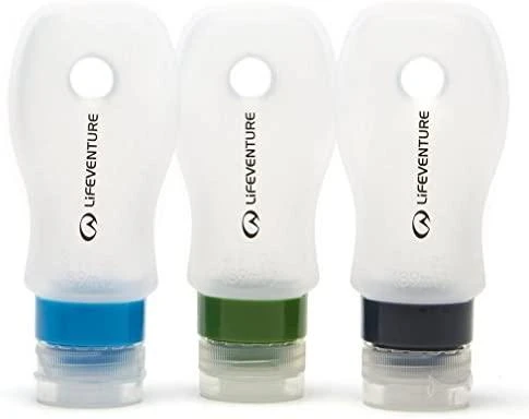 Kelioninis rinkinys Lifeventure Silicone Flight Bottle Set