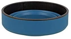 Suspaudžiamas puodelis Lifeventure Silicone Ellipse FlexiMug - Tamsiai mėlyna