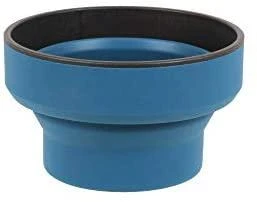 Suspaudžiamas puodelis Lifeventure Silicone Ellipse FlexiMug - Tamsiai mėlyna