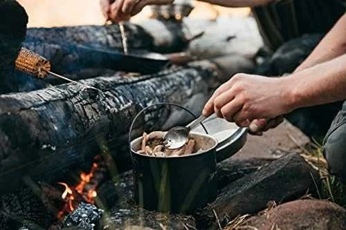 Lifeventure Titanium Spork 17 g titaninis šaukštas-šakutė