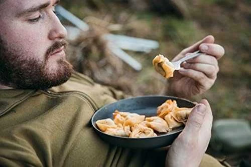 Lifeventure Titanium Spork 17 g titaninis šaukštas-šakutė