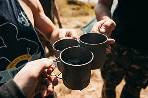 Lifeventure Titanium Mug 0.45L puodelis