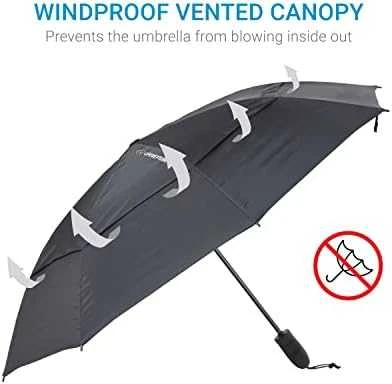 Kelioninis skėtis Lifeventure Trek Medium - Juoda