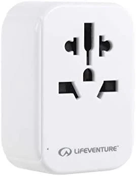 Elektros lizdų adapteris Lifeventure World to Europe USB