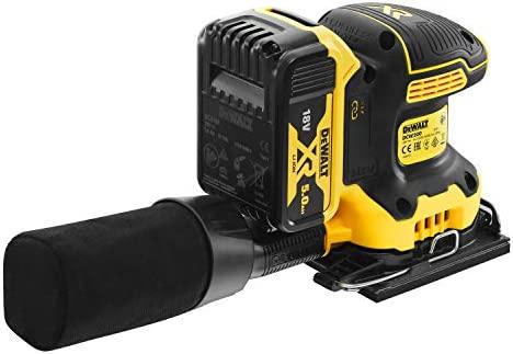 DEWALT šlifuoklis vibracinis 18V DCW200P2 2x5Ah
