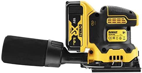 DEWALT šlifuoklis vibracinis 18V DCW200P2 2x5Ah